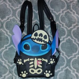 Loungefly Black and Blue Character Backpack